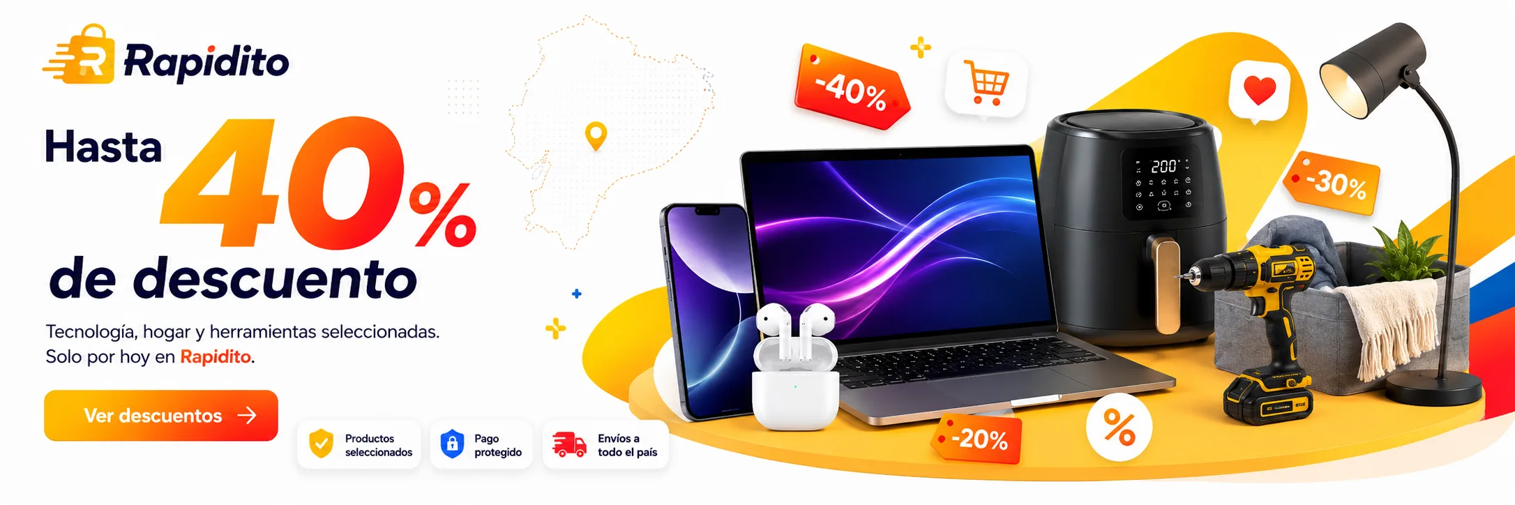 Hasta 40% de descuento