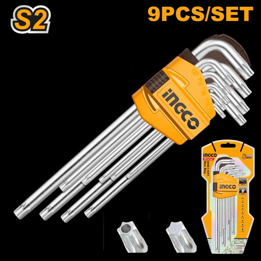 Juego Llave Torx 9PCS (l) INGCO