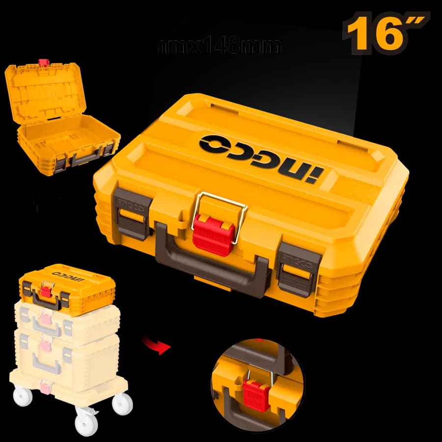 Caja DE Herramientas DE Plastico 16" INGCO