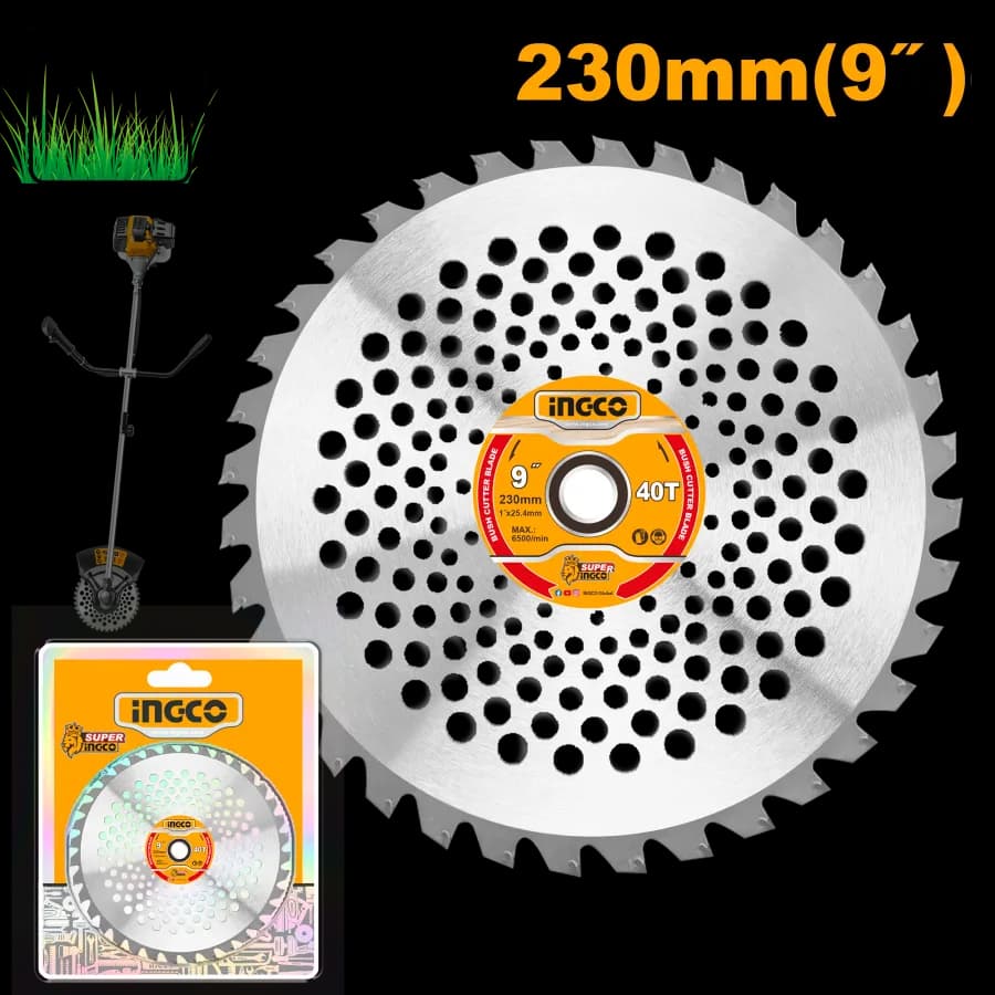Disco DE Sierra 9" Para Cortadora DE Hierba 45CC INGCO