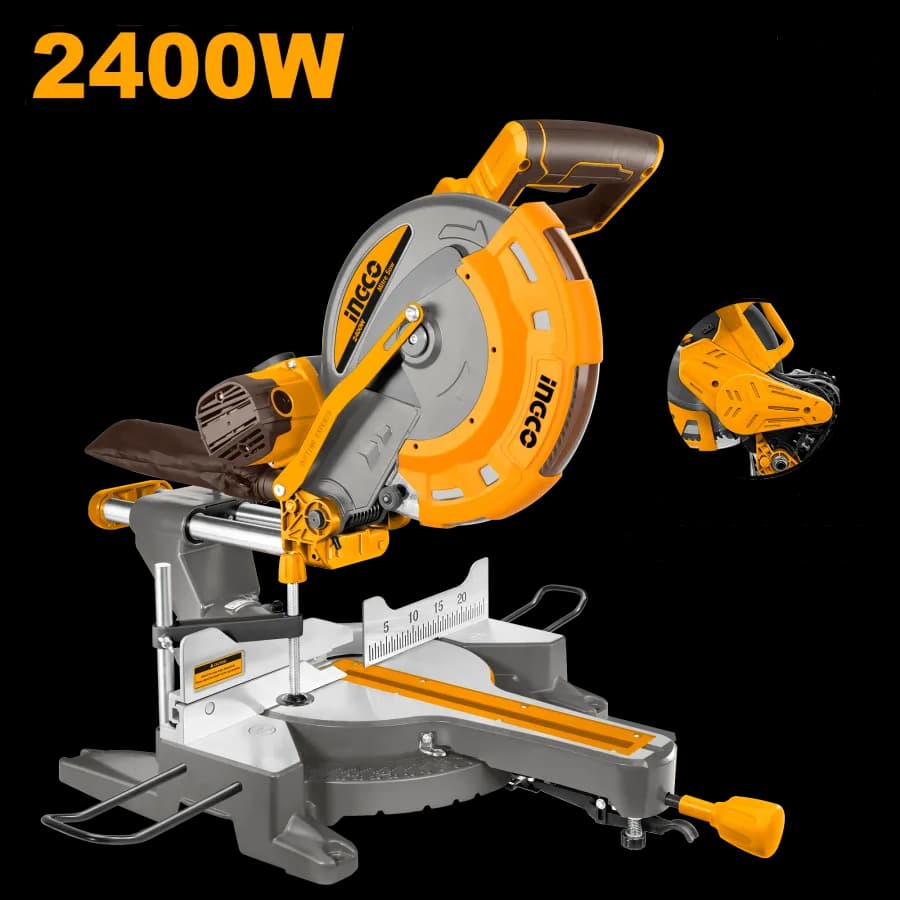 Sierra Ingleteadora Telescópica 2400W 12"