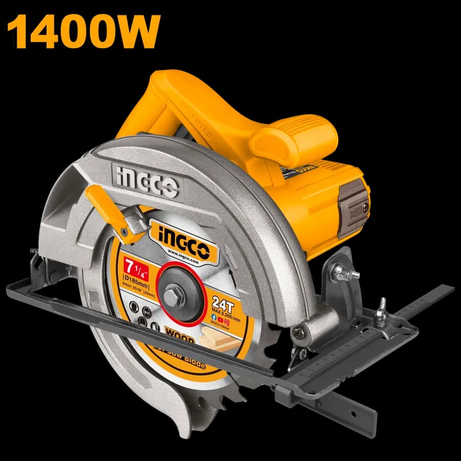 Sierra Circular 1400W 4800RPM Ingco.