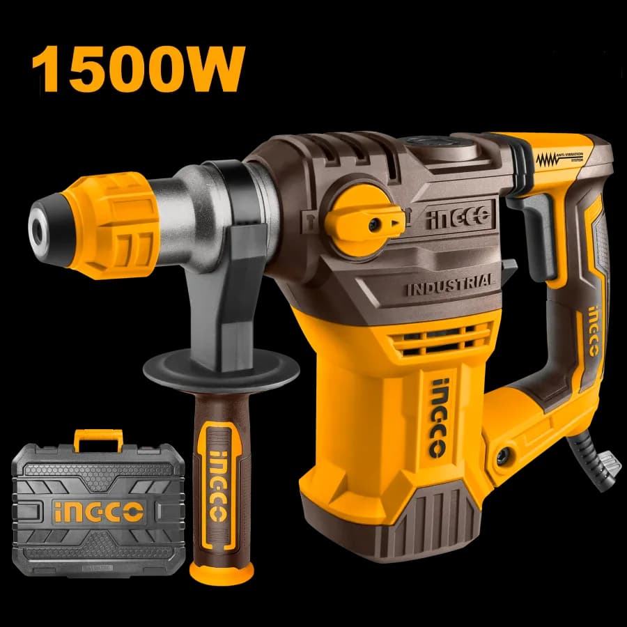 Taladro Rotomartillo SDS Plus 1500W Ingco.