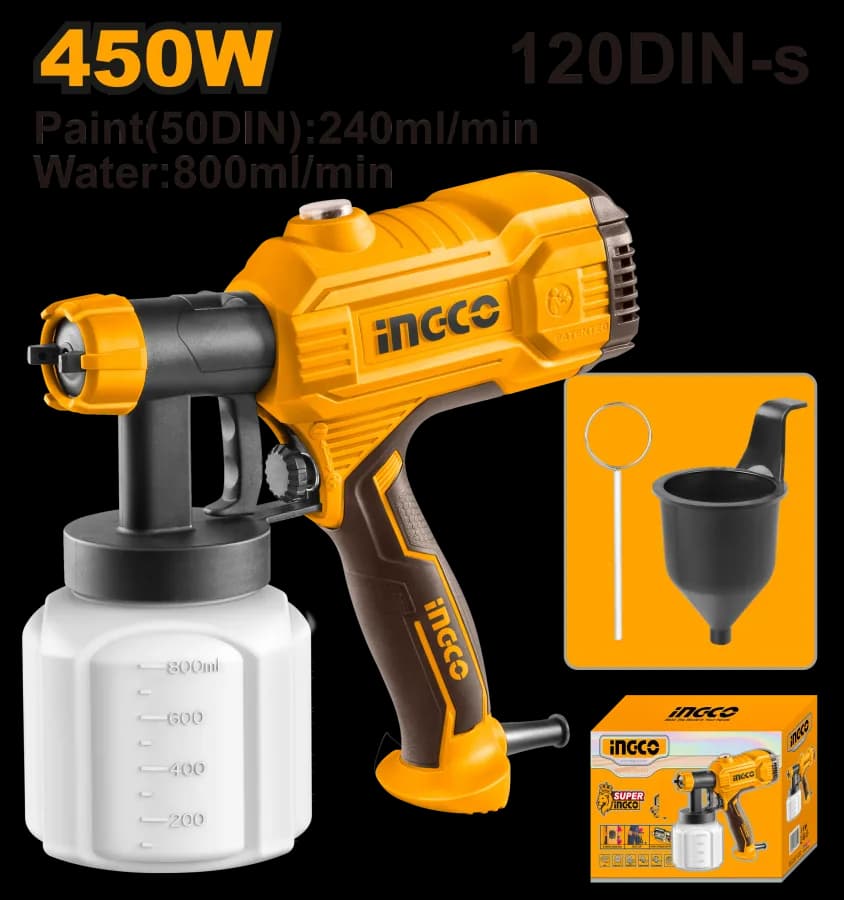 Pistola Rociadora Electrica 450W INGCO