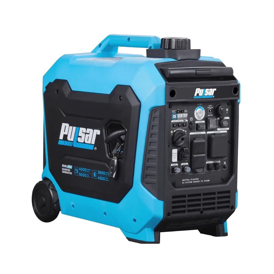 Generador Electrico A Gasolina Americano PULSAR 5000 Watt (5.0KW) Dual Fuel (gasolina, Gas Doméstico Y Propano) (inverter) (silencioso 65DB) 2