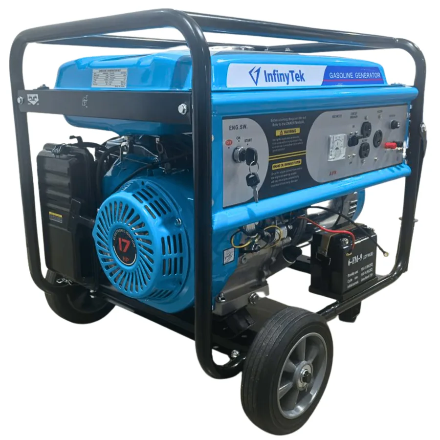 Generador Electrico A Gasolina Infinytek 8,500 Watt (8,5 Kw) Azul Gasolina – Gen-infk 3