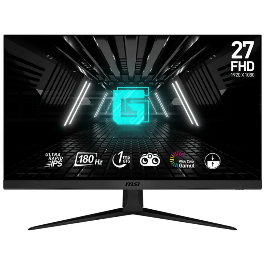 Monitor MSI 27" G2712F Gamer FHD (1920×1080) 180HZ 2XHDMI 1XDISPLAYPORT 1 Headphone Out 1MS (gtg) – G2712F