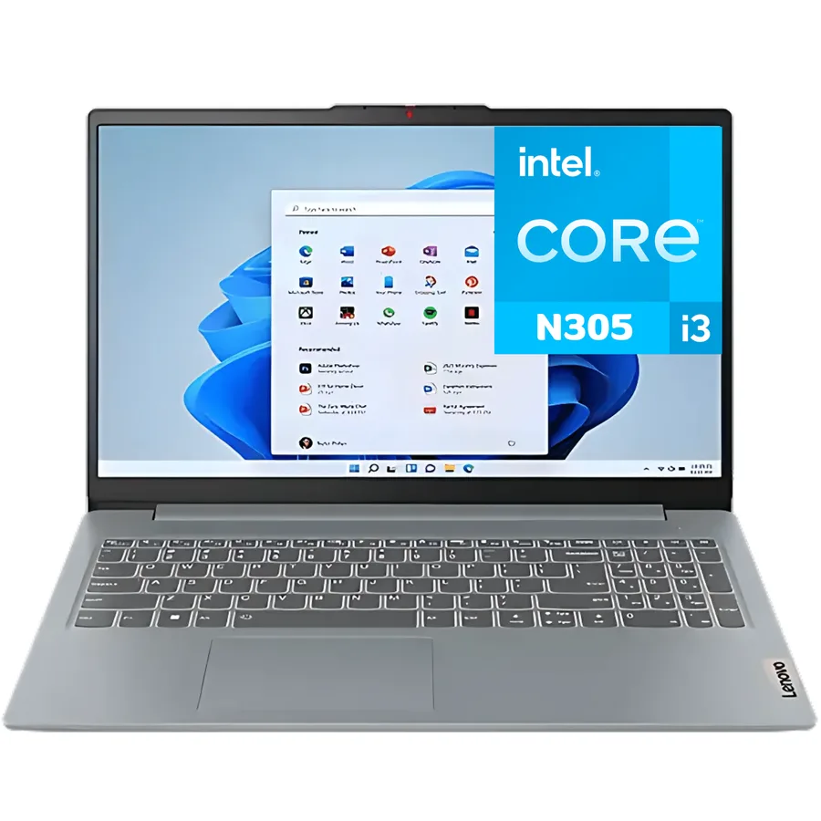 Laptop LENOVO Ideapad Slim 3 15IAN8 INTEL Core I3 N305 RAM DDR4 8GB SSD 512GB M.2 Nvme 15.6" FHD Freedos Español Artic Grey – 82XB00BVLM