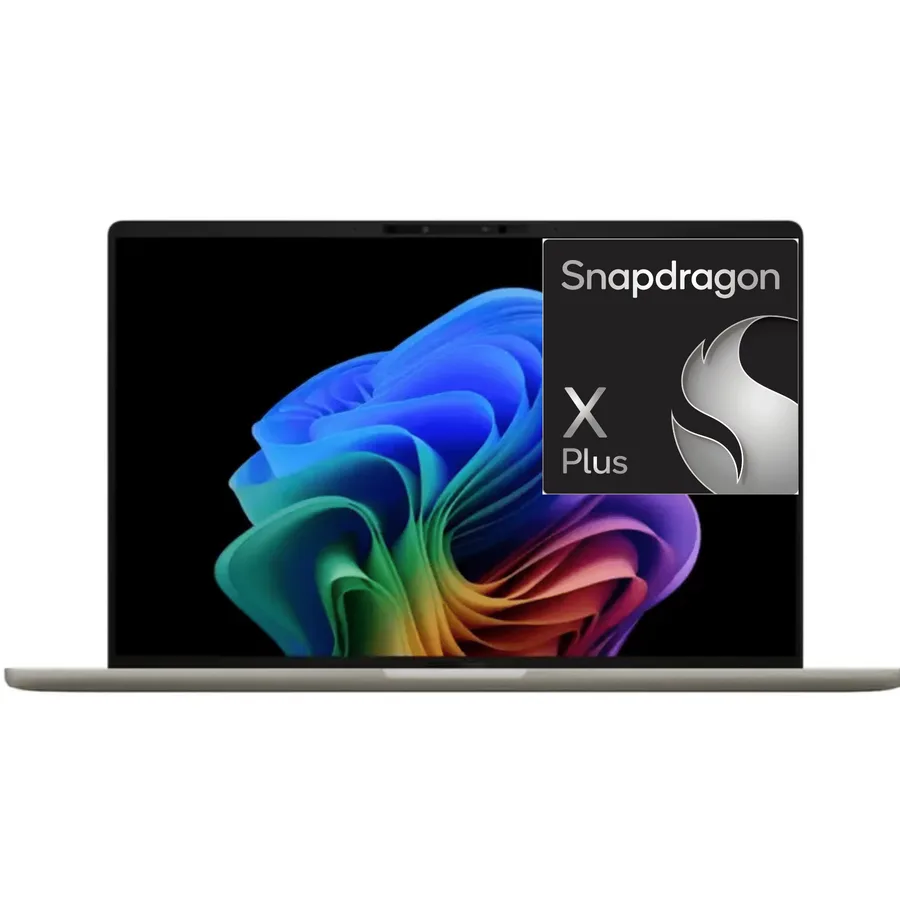 Laptop ASUS Zenbook UX3407QA-X1P512 Snapdragon X Plus X1P-42-100 512GB SSD 16GB 14" (1920×1200) WIN11 Zabriskie Beige Teclado Iluminado Ingl