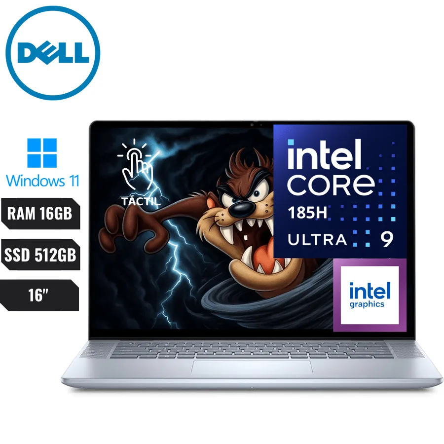 Laptop DELL Inspiron Plus 7640 INTEL Core Ultra 9 185H (intel Evo Edition) 512GB SSD RAM 16GB INTEL Arc Graphics 16" (1920×1200) Touchscreen 2