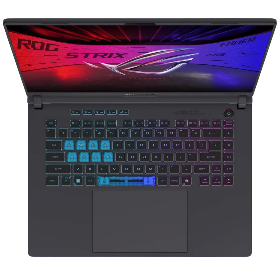 Laptop ASUS Rog Strix G16 INTEL Core I7-14650HX (14VA) RAM 16GB DDR5 SSD 1TB Nvme 16" (1920×1200) 3MS 165HZ WIN11 Nvidia® Rtx 5060 8192MB Ec 3