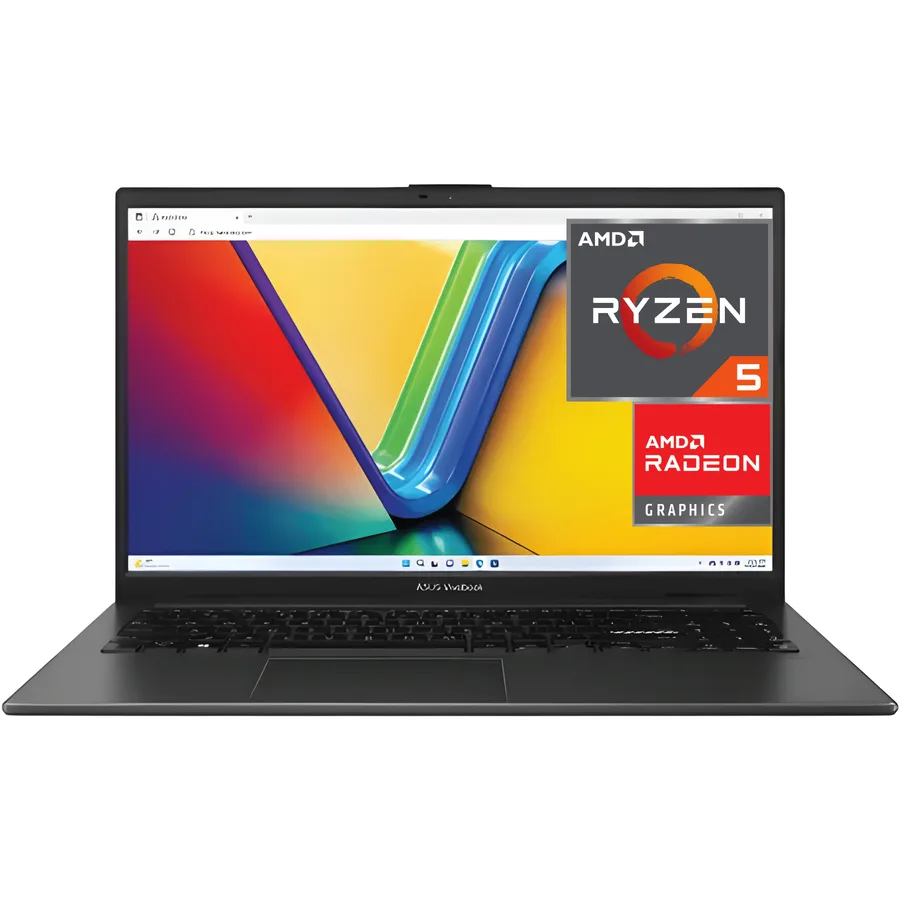 Laptop ASUS Vivobook GO 15 AMD RYZEN 5 40 (10 Series) (2025) 512GB SSD (hasta 2TB SSD Remplazo) 8GB DDR4 (soldada A MAINBOARD)15.6" (1920×10