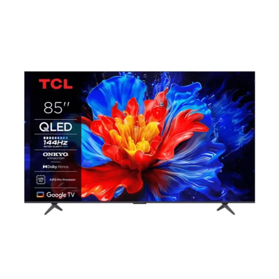 Televisor TV TCL 85" QLED Google 85P8K 144HZ Procesador Aipq Pro+ Barra TCL 45H