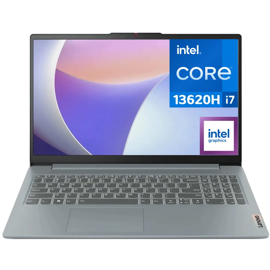 Laptop LENOVO Ideapad Slim 3 15IRH10 INTEL Core I7 13620H RAM DDR5 16GB SSD 512GB M.2 2242 Pcie® 4.0×4 Nvme 15.3" Wuxga 1 X Usb-c® 3.2 2 X U