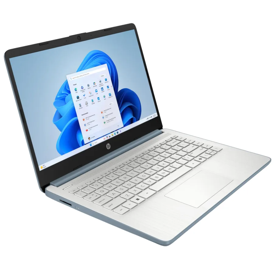 Laptop HP 14-DQ6103DS INTEL N150 RAM 4GB DDR4-3200 SSD 128GB Ufs 14" HD 250 Nits Touchscreen (1366×768) Wi-fi 6 (2×2) Bluetooth 5.4 Windows  3