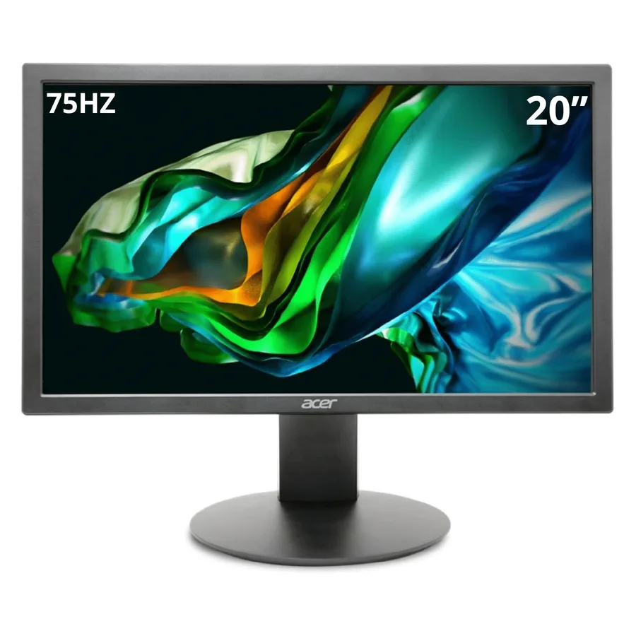 Monitor ACER K202Q BI 19.5" LED Hd+ (1600×900) Hdmi/vga – UM.IE0AA.004