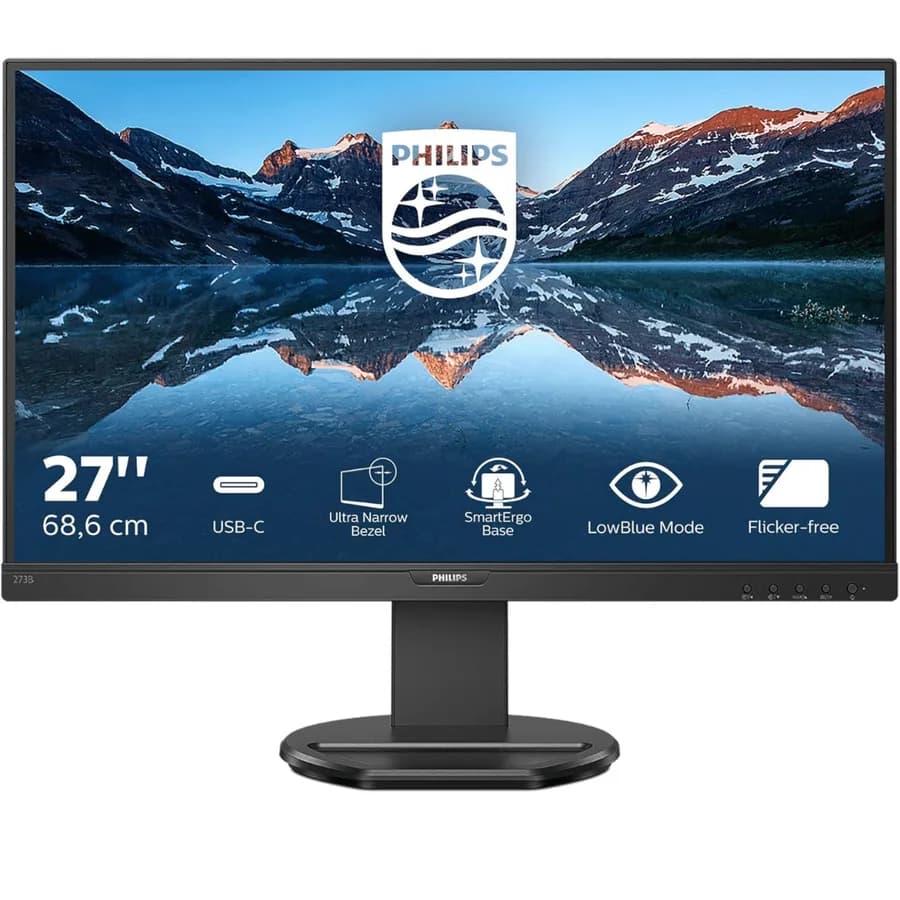 Philips Philips MN 273B9 27 IPS FHD 1920×1080 4MS 16:9 VGA HDMI DP Usb-c Speakers Rtl MN 265662 273B9