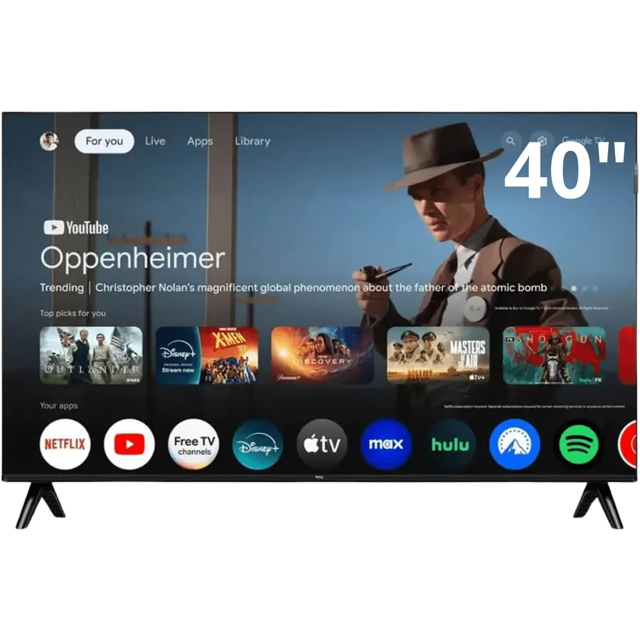 TCL – 40" Class Q3K Series 1080P FHD QLED Smart TV With Google TV (2025) – 40Q3K – TCL