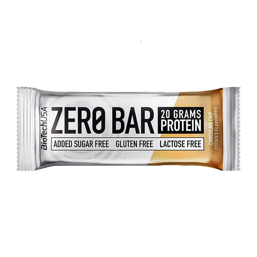 BioTechUsa Zero Bar 50 Gr Chocolate Chip Cookies