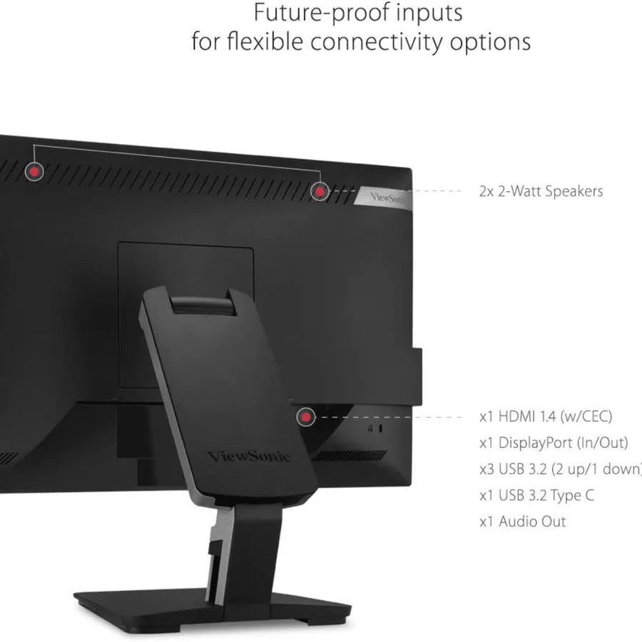 Viewsonic Viewsonic LED TD2455 24 10-POINT Touch Display 1920×1080 Retail MN 239559 TD2455 2