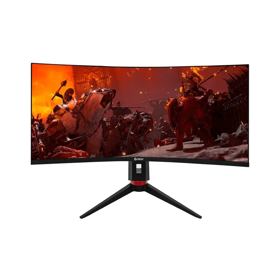 Monitor Teros Gaming TE-3412G 34 Pulg Curvo Uwqhd VA 3440×1440 180HZ 1MS Audio Out HDMI DP – TE-3412G