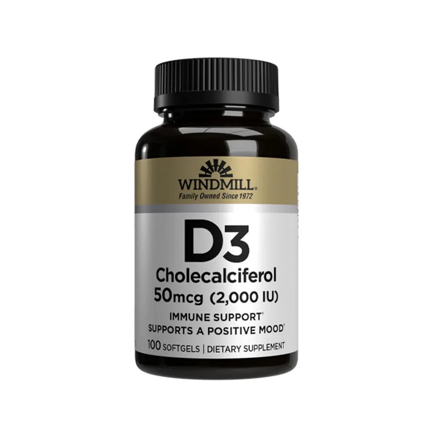 Vitamina D3 50 mcg 100 Cap.