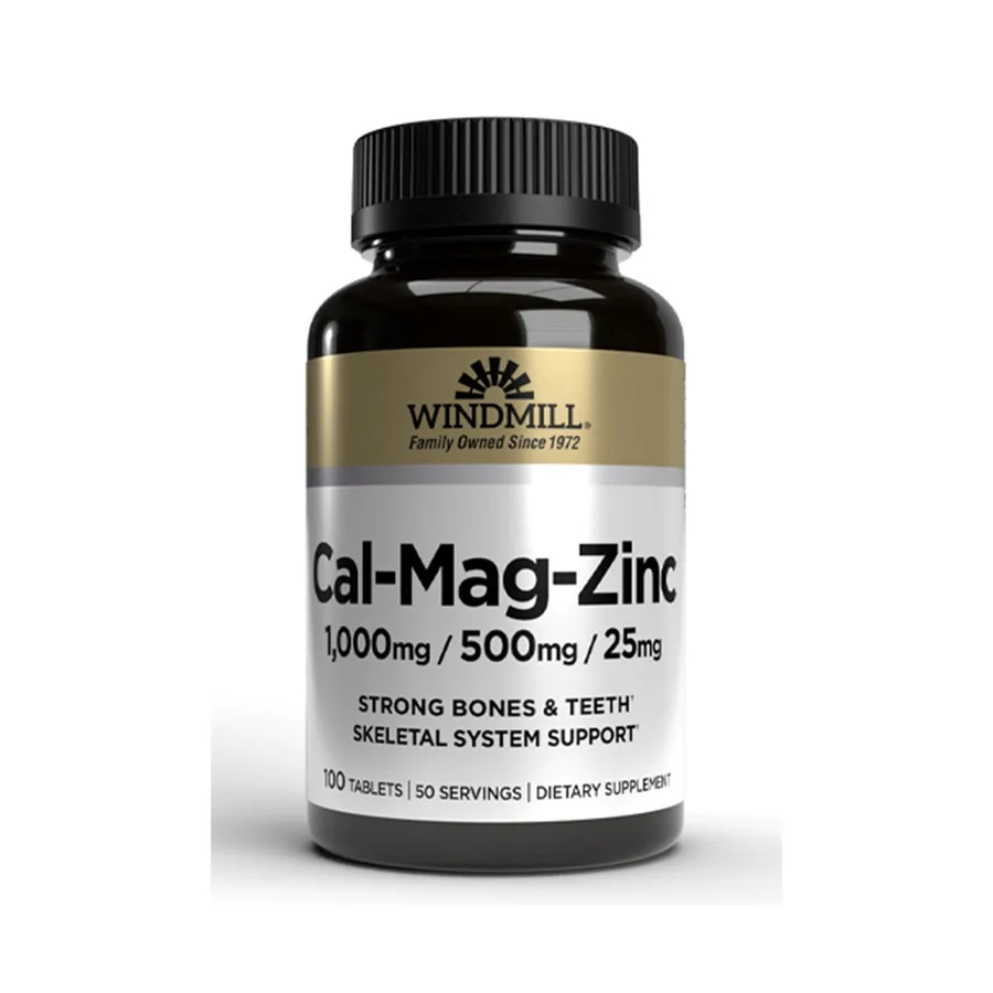 Calcio, Magnesio y Zinc 100 Tab.