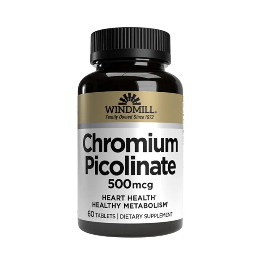 Picolinato de Cromo 500 mcg 60 Tab.