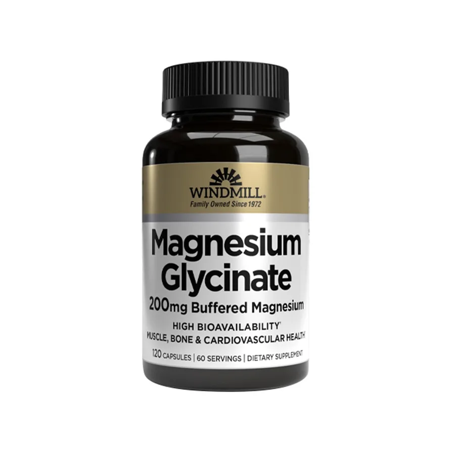 Glicinato de Magnesio 200 mg 120 Cap.