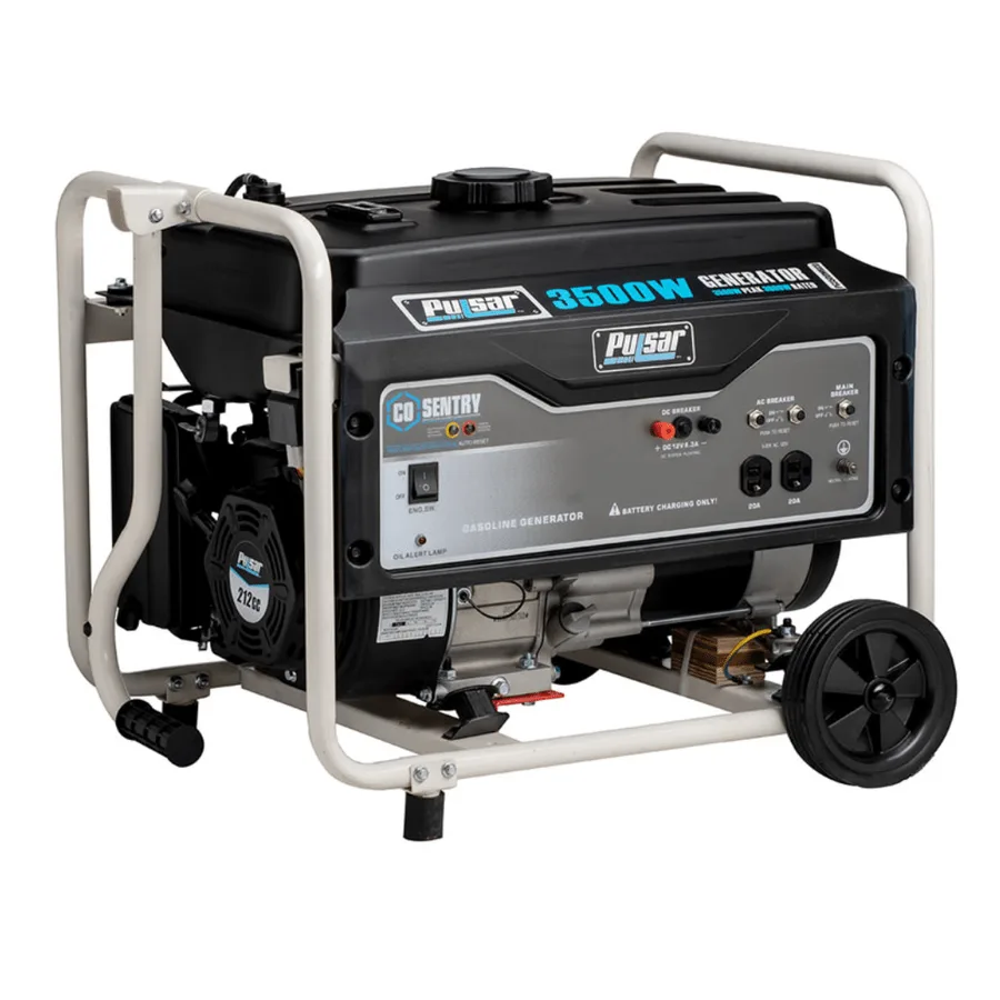 Generador Electrico A Gasolina Americano PULSAR 3,500 (3.5KW) Peak Watt Carb Approved Portable Generator – PG3500MRCO