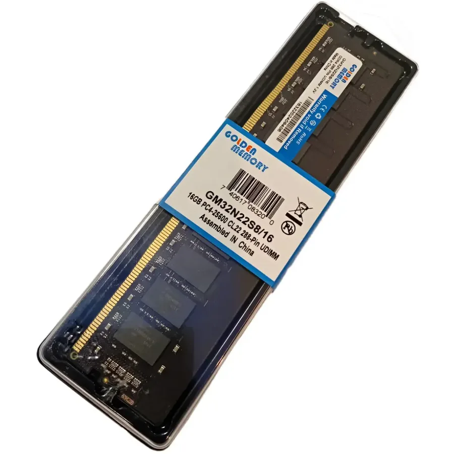 Memoria Ram DDR4 DIMM 16GB PC3200 GOLDEN â GM32N22S8/16G