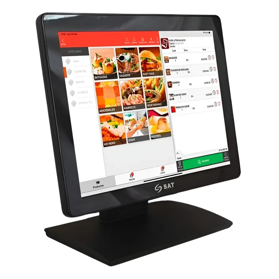 Monitor Sat 15INC 10-POINT-TOUCH 1024Ă768 Vga-hdmi USB Negro â Monitores â 1054FPH