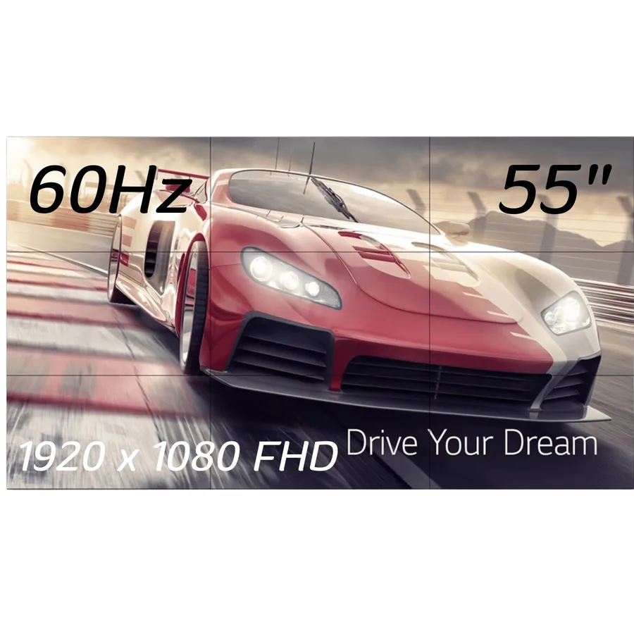 Monitor LG 55INC Videowall Commercial Display FHD 500NIT Slim Besel â Monitores â 55VM5J-H