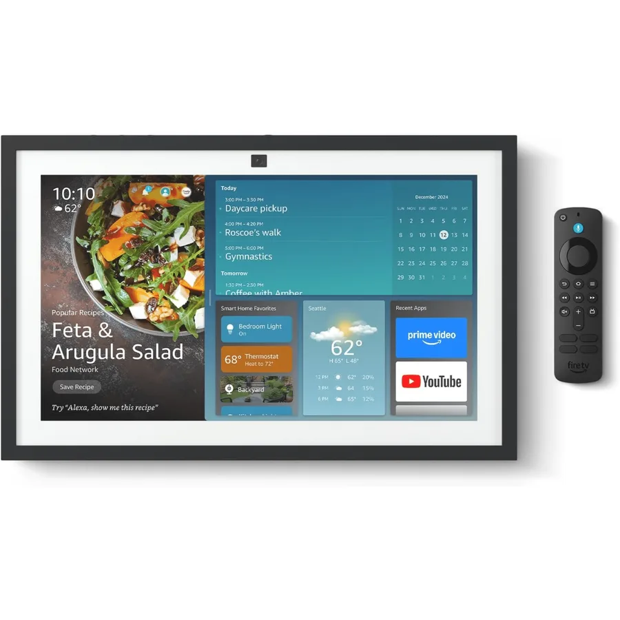Monitor Amazon Echo Show 15 Full-hd 15.6INCH Built-in Fire TV And Alexa Control Remoto Negro â Monitores â 840268971229
