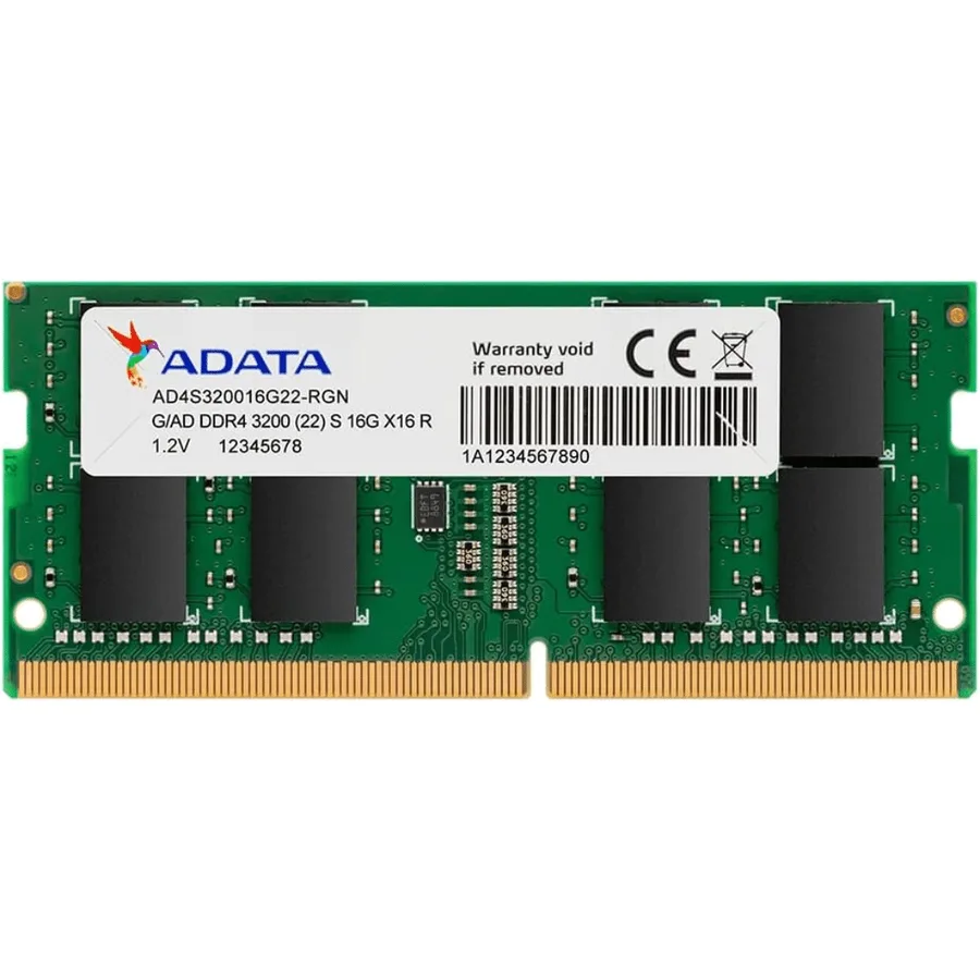Memoria Ram Sodimm ADATA AD4S320016G22-SGN 16GB DDR4 3200MHZ â 4711085931481 â AD4S320016G22-SGN