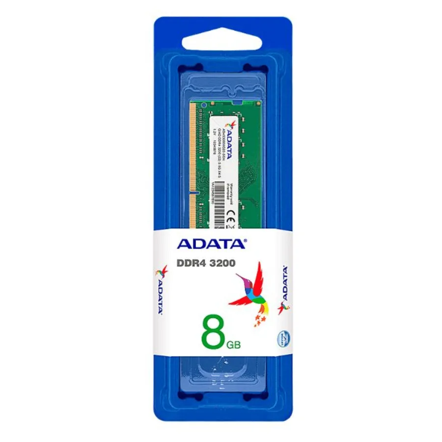 Memoria Ram Sodimm ADATA AD4S32008G22-SGN 8GB DDR4 3200MHZ â 4711085930774 â AD4S32008G22-SGN