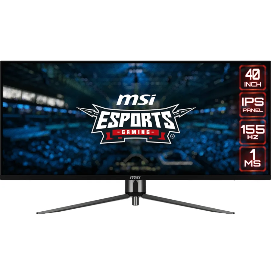 MSI Mag 401QR â MAG401QR â Gaming Monitor â 40" Uwqhd IPS Freesync Display â HDMI â Displayport â Flat â Vesa Displayhdr 400 â 1X Headphone-