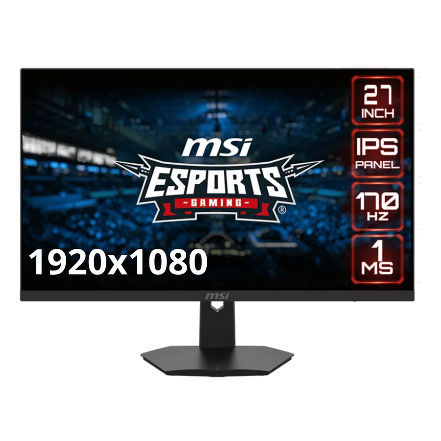 MSI MSI MN Optix G274 27 IPS FHD 1920Ă1080 16:9 1MS 170HZ Flat 2XHDMI DP Retail MN 269689 OPTIXG274