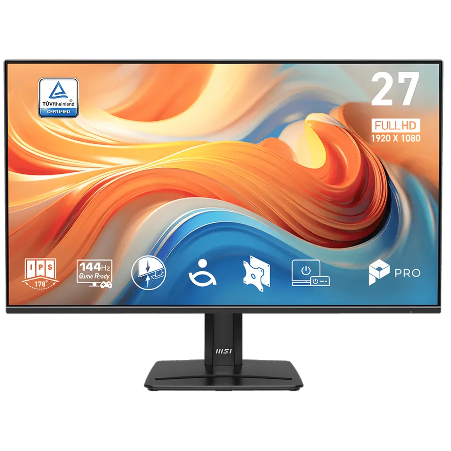MSI Pro MP271 E14A â Pro MP271E14A â Business Productivity Monitor â 27" IPS FHD 144HZ Freesync Display â HDMI â Displayport | Sku MSI-PM271