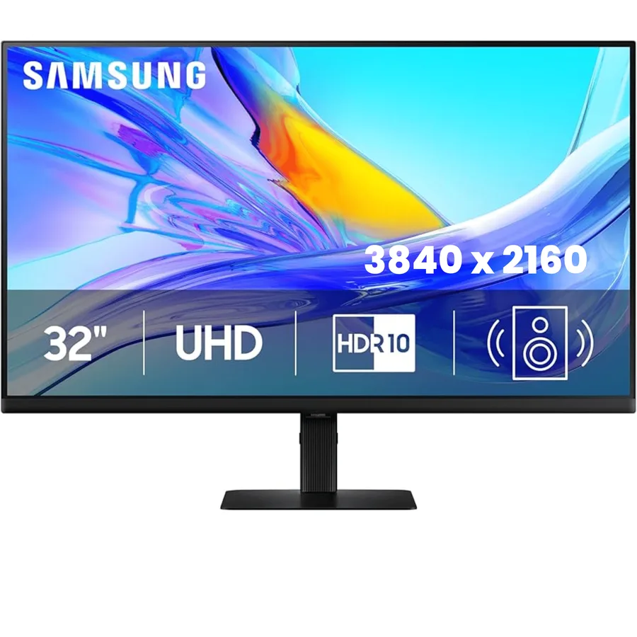 32IN S80UD 16:9 VA Panel 60HZ 4K 3840X2160 Has HDMI Usb-c 3YR â SAMSUNG â 1467 â A300-010D64 â 010D64 â 0198957071959 â S32D802UEN