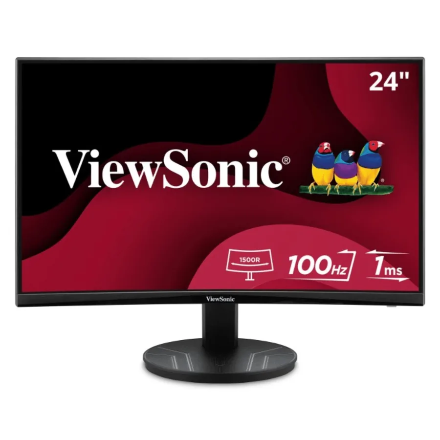 Viewsonic Viewsonic Monitor VA2416C 24 1080P VA Curved HDMI DP VGA MN 293592 VA2416C