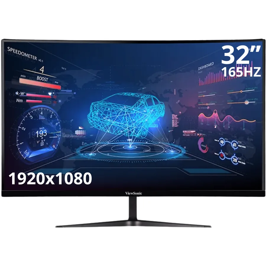 Viewsonic Viewsonic MN VX3218-PC-MHD 32165HZ 1920Ă1080 1MS Curved Gaming Monitor Retail MN 253370 VX3218-PC-MHD