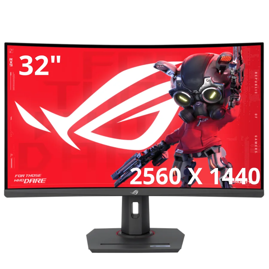 ASUS Rog Strix XG32WCMS 32" Class Wqhd Curved Screen Gaming LED Monitor â 16:9 â Black | Sku AS-XG32WCM â Mon â AS-XG32WCM â ASUS â 19710549